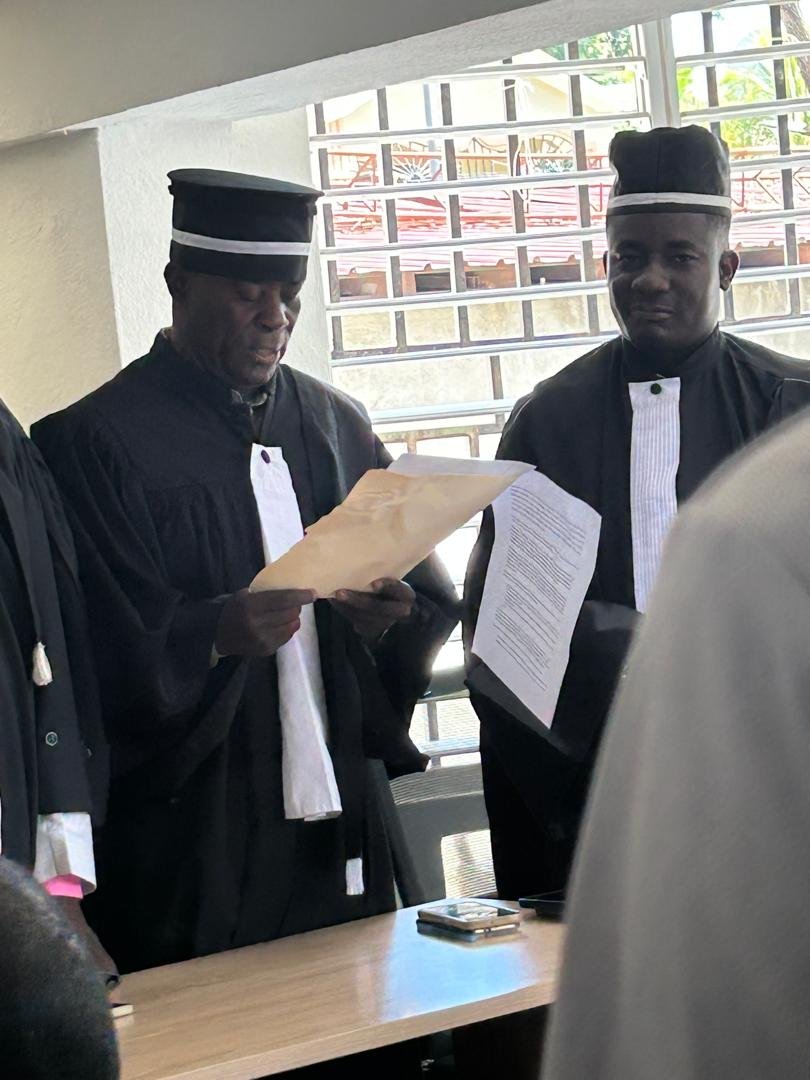 Me Osno Moncher installé comme Substitut Commissaire du Gouvernement près le Tribunal de Première Instance de Ouanaminthe.