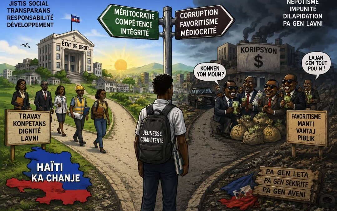 ENTRE CORRUPTION, MÉDIOCRITÉ ET MÉRITOCRATIE : LE COMBAT DÉCISIF POUR L’AVENIR D’HAÏTI