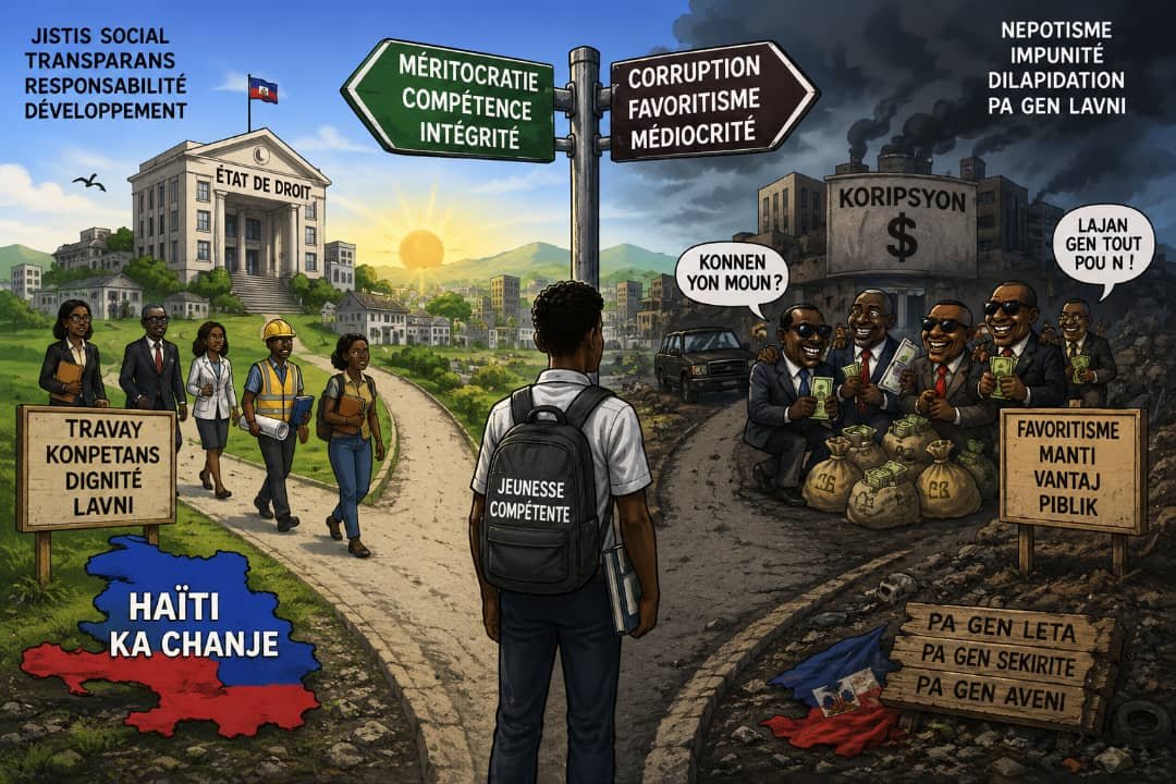 ENTRE CORRUPTION, MÉDIOCRITÉ ET MÉRITOCRATIE : LE COMBAT DÉCISIF POUR L’AVENIR D’HAÏTI