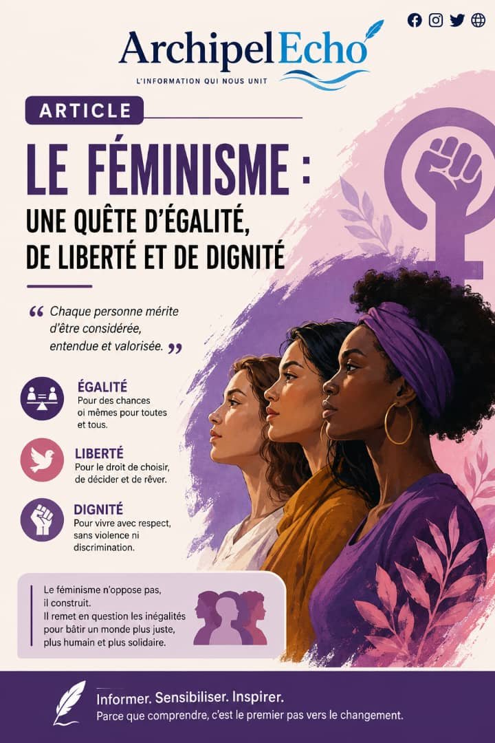 Le féminisme : une quête d’égalité, de liberté et de dignité.